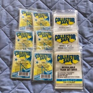 Lot of Collector Safe Card Sleeves